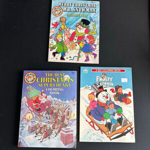 Creative Child Press Christmas Coloring Books Vintage